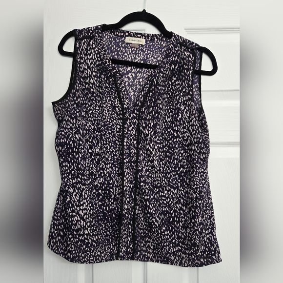 Calvin Klein And Apt 9 Women's Tops - Black and Purple Prints.  2 For 1 - Picture 13 of 14